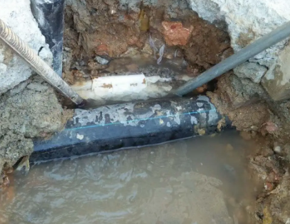 志丹测漏水之水管漏水